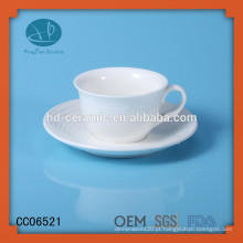 Fornecedor chá de xícara de cerâmica, por atacado 125ml xícara de chá de cerâmica e pires, copo de xícara de chá conjunto